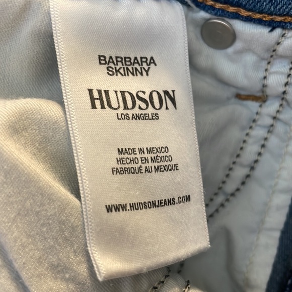 Hudson Los Angeles Barbara Skinny Jeans - Picture 8 of 8